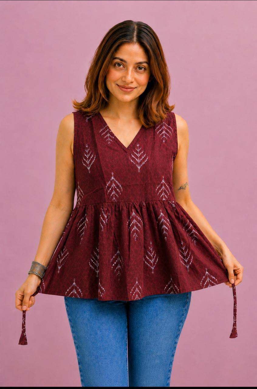 PEPLUM TOP