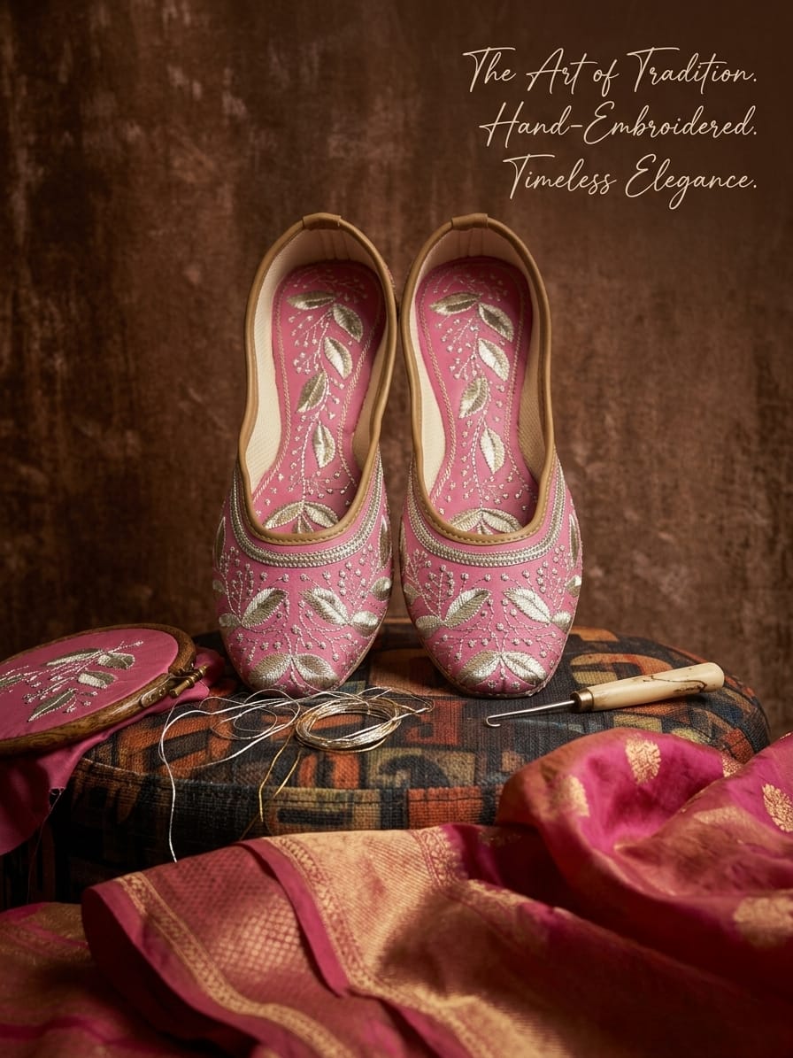 Blush Bloom Jutti