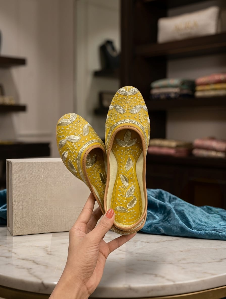 Marigold Charm Jutti